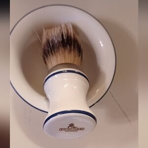 Vintage Concord Italy Ceramic Shaving Brush & Bowl